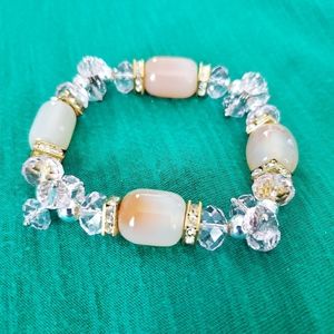 Pink and Peach Bracelet